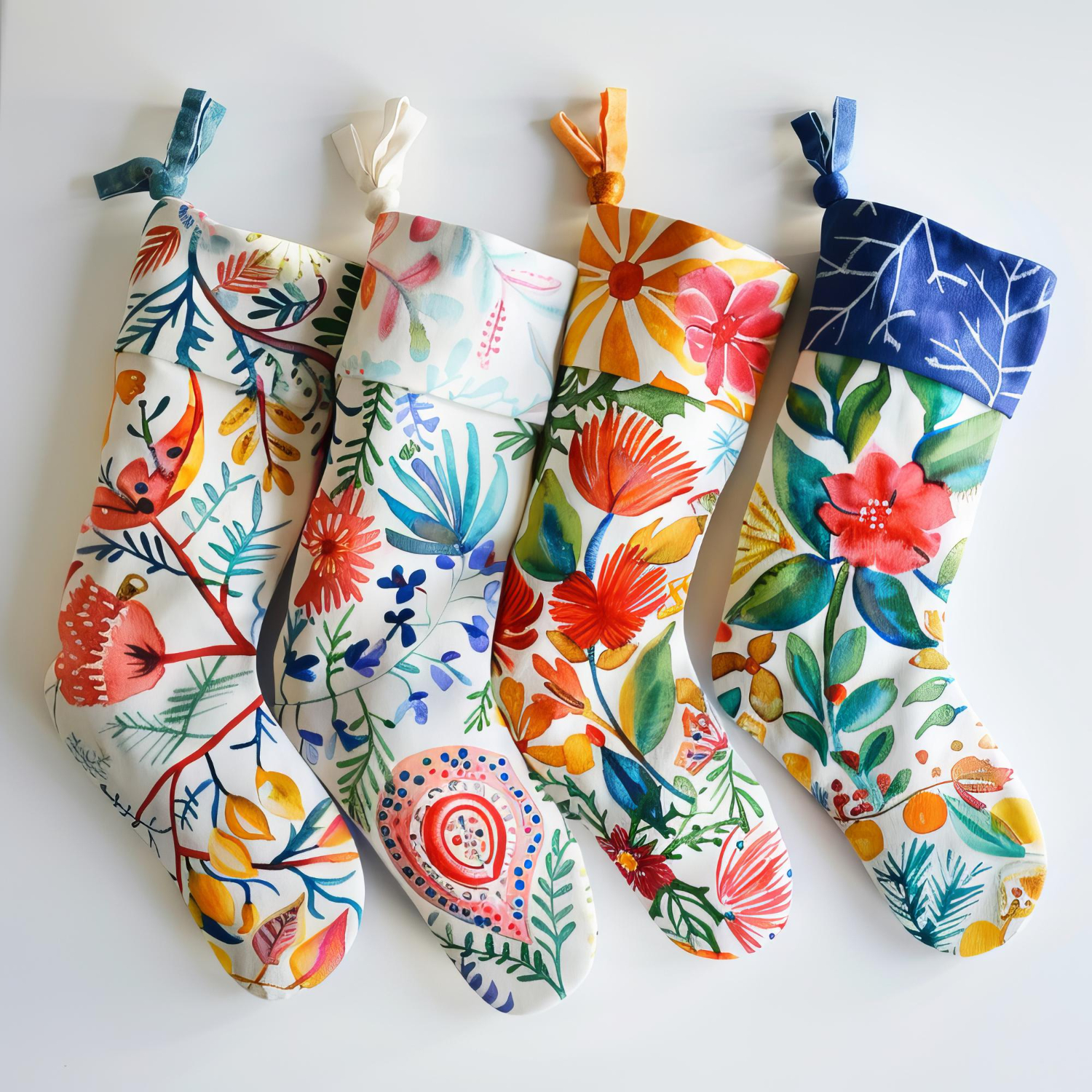 45539 block printing Socks - Image 1